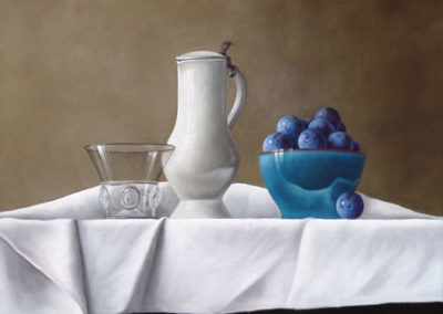 Damsons and a White Jug